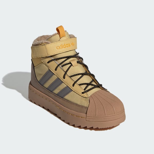 Beige Superstar Winter Trek Sko, barn