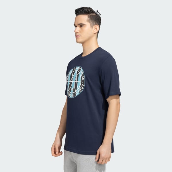 Blue TIRO EMBLEM TEE