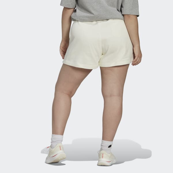 Branco Calções (Plus Size) GR681