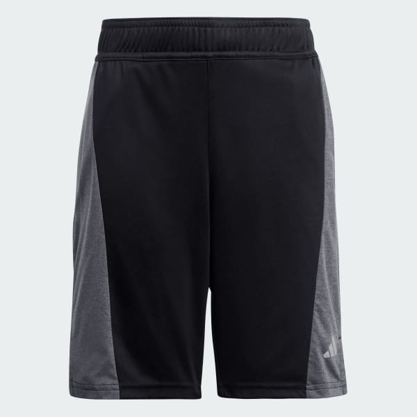 Black Training AEROREADY Heather Shorts Kids