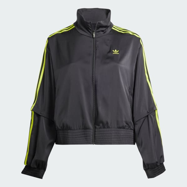 Jaqueta Satin Firebird Plus Size Preto adidas adidas Brasil