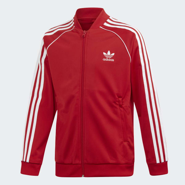 adidas SST Track Top - Red | adidas UK