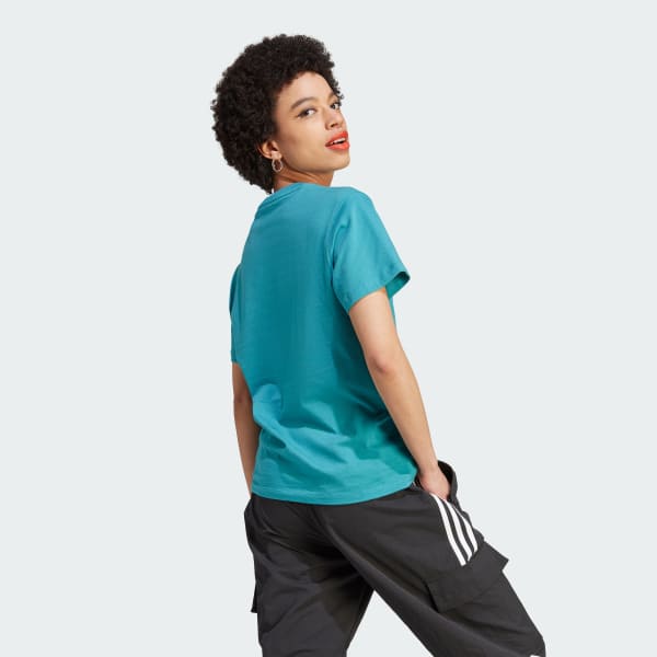 Turquoise Adicolor Classics Trefoil T-shirt