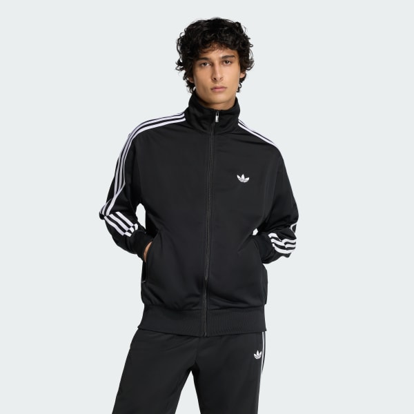adidas Firebird Track Top - Black | Free Shipping with adiClub