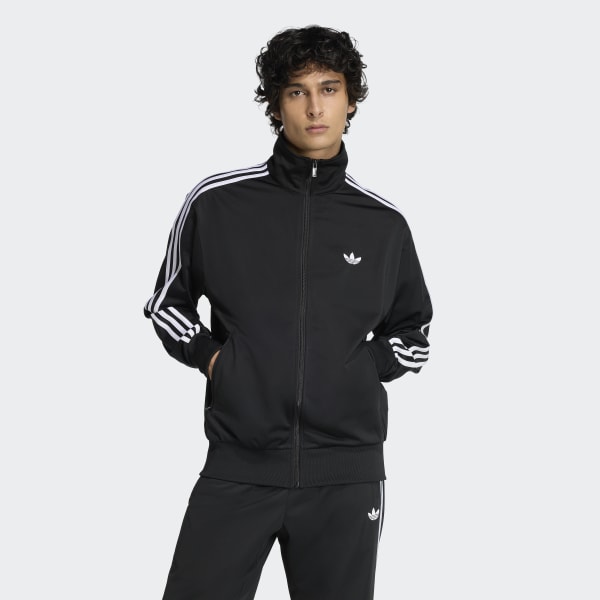 adidas FIREBIRD TRACK TOP - Black | Free Shipping with adiClub