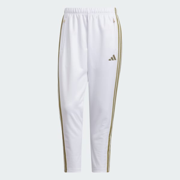 ホワイト Stadium Gold レギュラーフィット フルレングス オープンヘム トラックパンツ