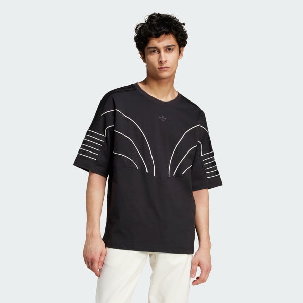 Đen Áo Thun Atlanta Stone