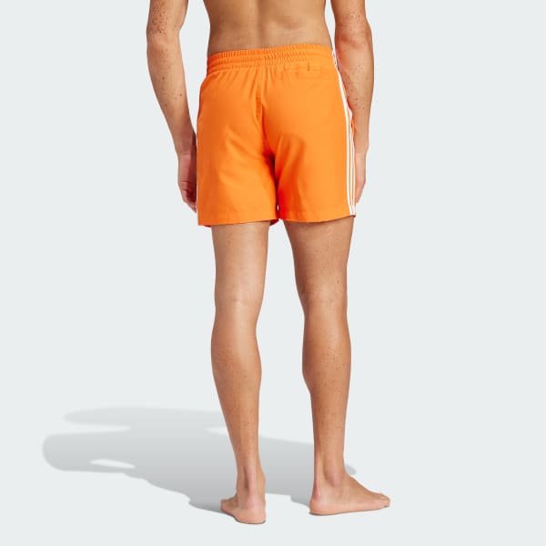 adidas Shorts de Natacion Originals Adicolor 3 Franjas Naranja adidas Mexico