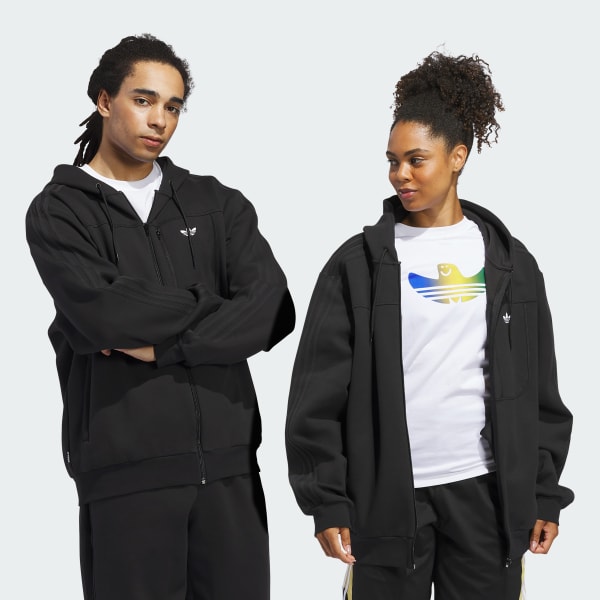 cerná Bunda Skateboarding Technical Fleece