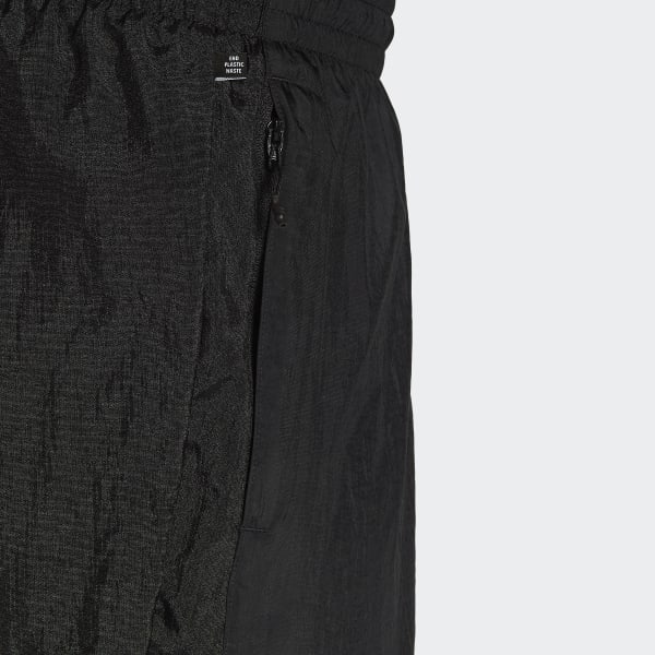 Black Reveal Material Mix Tracksuit Bottoms TK487