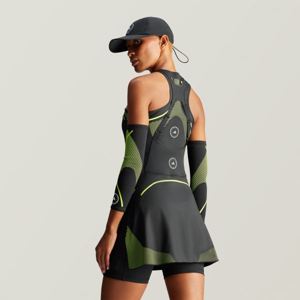 Black adidas by Stella McCartney TruePace Running Dress
