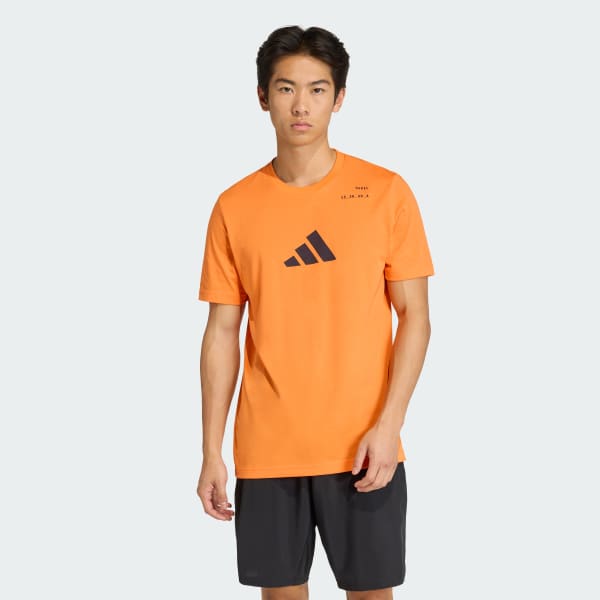 Orange Padel Category Graphic Tee