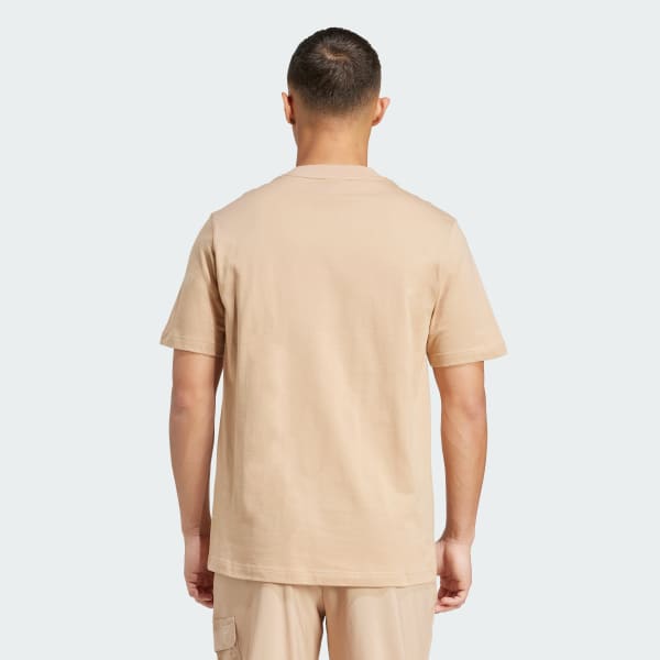 Brown Essentials Small Logo Single Jersey T-Shirt