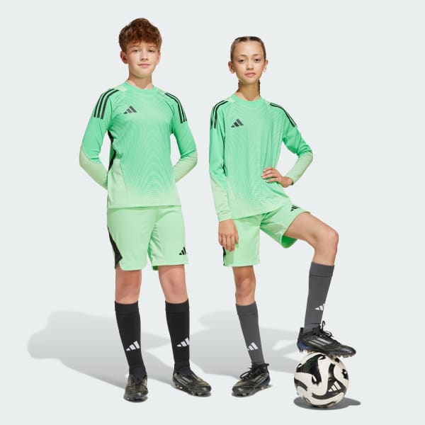 Green Tiro 25 Pro Goalkeeper Shorts Kids