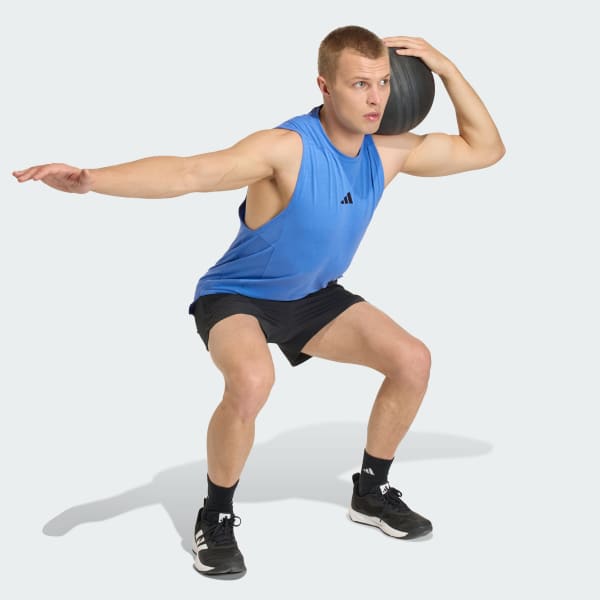 Azul Playera sin Mangas de Entrenamiento Designed for Training