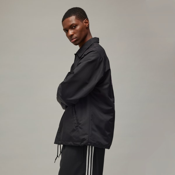 adidas Y 3 Nylon Coach Jacket Black adidas Singapore