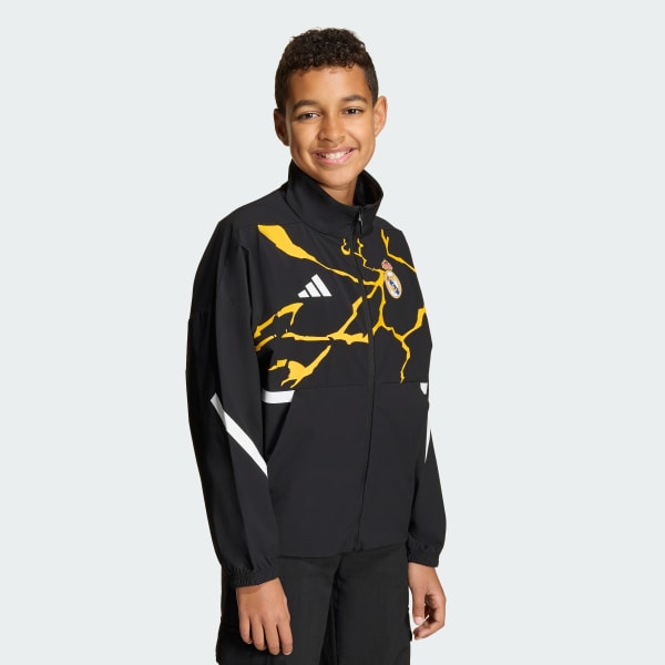 Μαύρο adidas Real Madrid Avengers Z.N.E. Anthem Jacket Kids