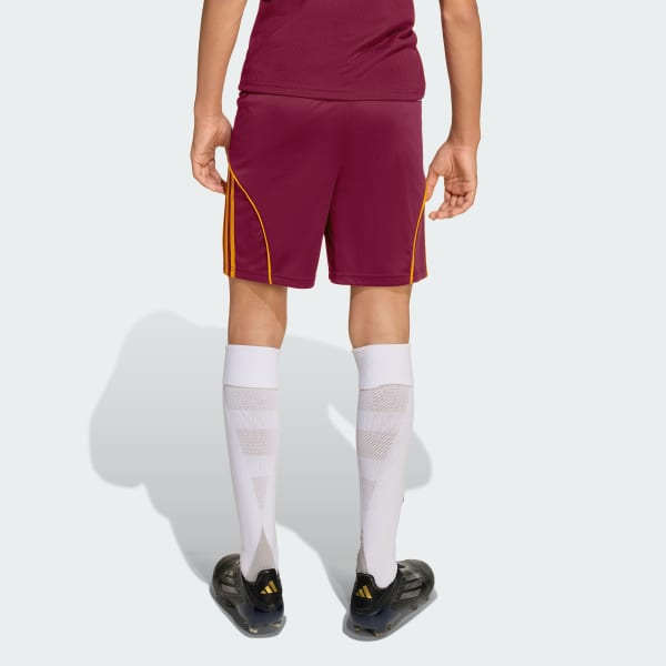 Burgundy AS Roma 25/26 hjemmeshorts junior