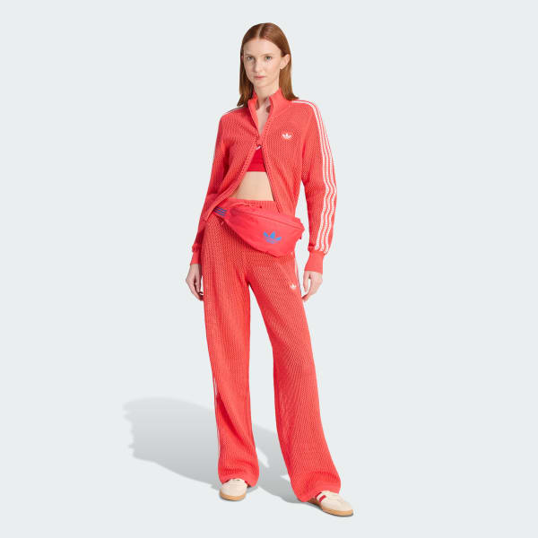 Vermelho JAQUETA CROCHÊ FIREBIRD TRACK TOP