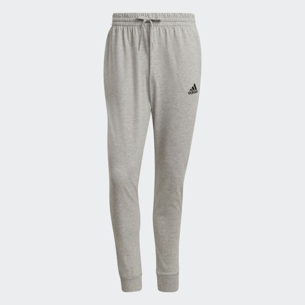 Grigio Pantaloni Essentials Single Jersey Tapered Cuff
