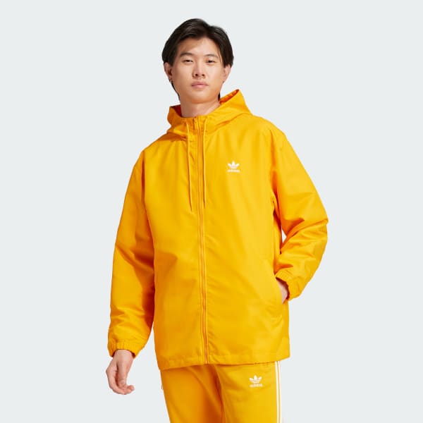oranje adidas Originals Trefoil Windbreaker
