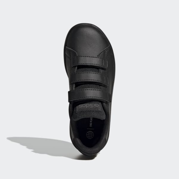Negro Zapatilla Advantage Court Lifestyle Hook-and-Loop