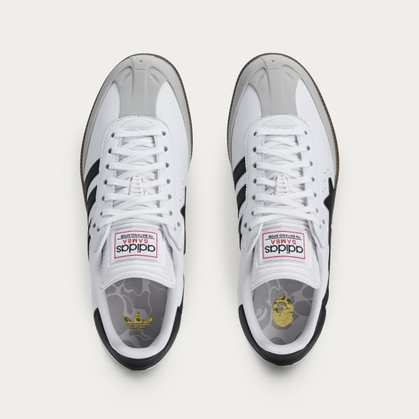 adidas SAMBA BAPE SHOES - White | Free Shipping with adiClub