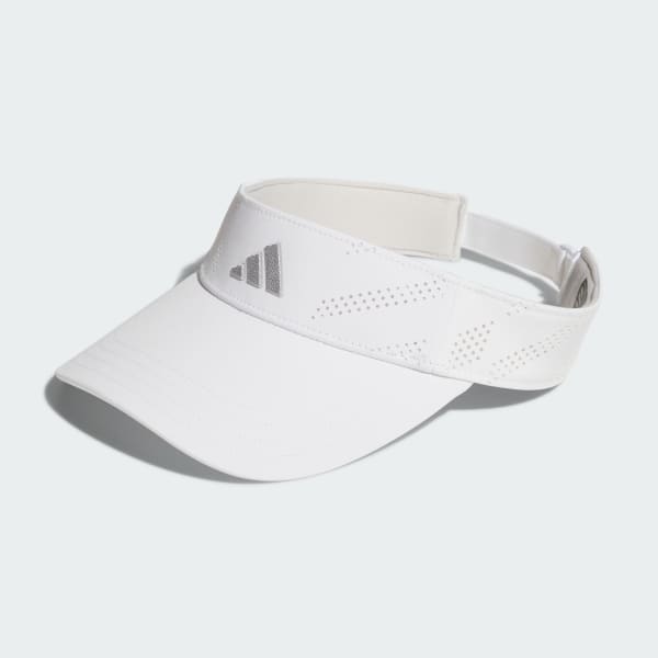 ホワイト 【ゴルフ】メタルロゴ テックバイザー