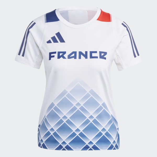 White Run Fast Allover Print T-Shirt