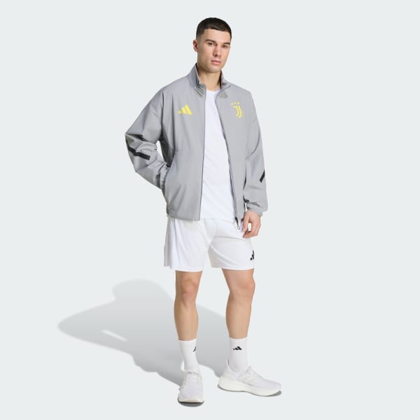 国内未発売　Juventus naylon jacket adidas GRAY Adidas Juventus Anthem Jacket