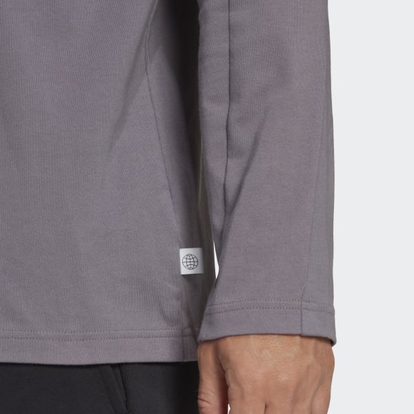 sedá Triko Future Icons Embroidered Badge of Sport Long Sleeve ZG033