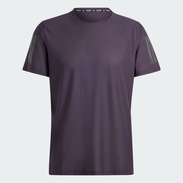 Grey Own the Run Tee
