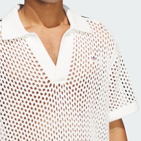 商品画像：adidas CLOT CROCHET POLO CWHITE （アディダス クロット 1