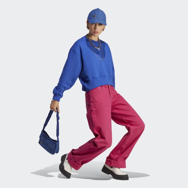 adidas Adicolor Essentials Crew Sweatshirt - Blue | Free Shipping with ...