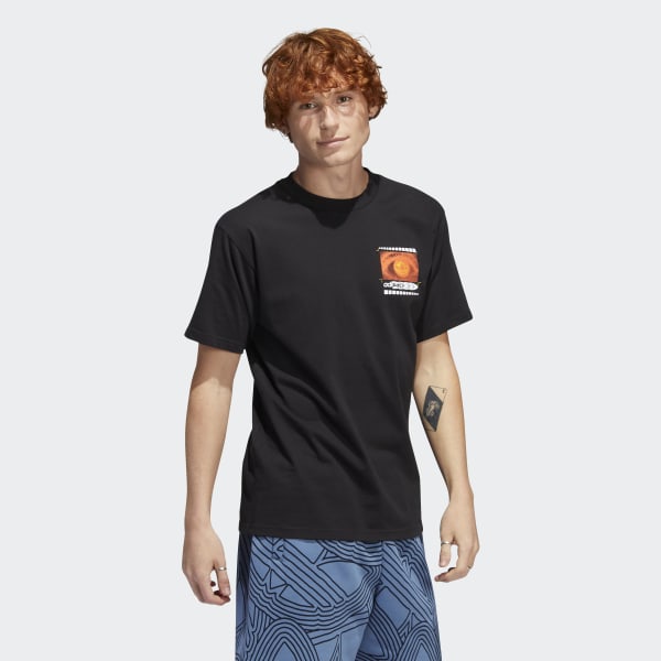 Black Hypersport Trefoil Vision Tee