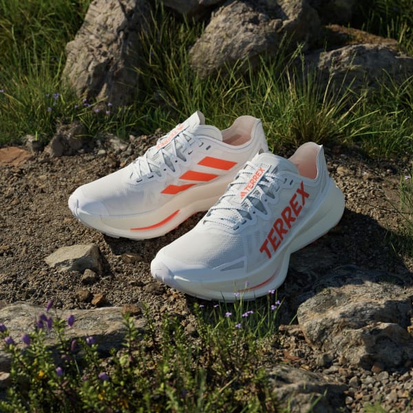 adidas Buty Terrex Agravic Speed Ultra Trail Running - Bialy