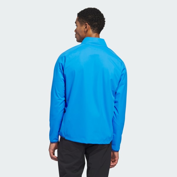 Blauw ULTIMATE365 LANGDURIG WATERAFSTOTEND WINDSWEATSHIRT MET KORTE RITS