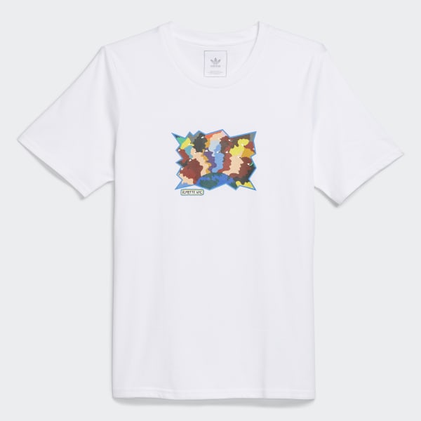 White Mettz World Peeps 반팔 티 VA375