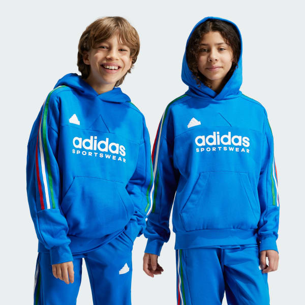 Felpa con cappuccio Tiro Nations Pack Junior