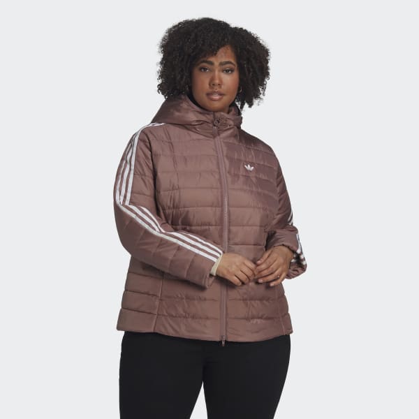 Paars Premium Slim-fit Jack met Capuchon (Grote Maat) TB105