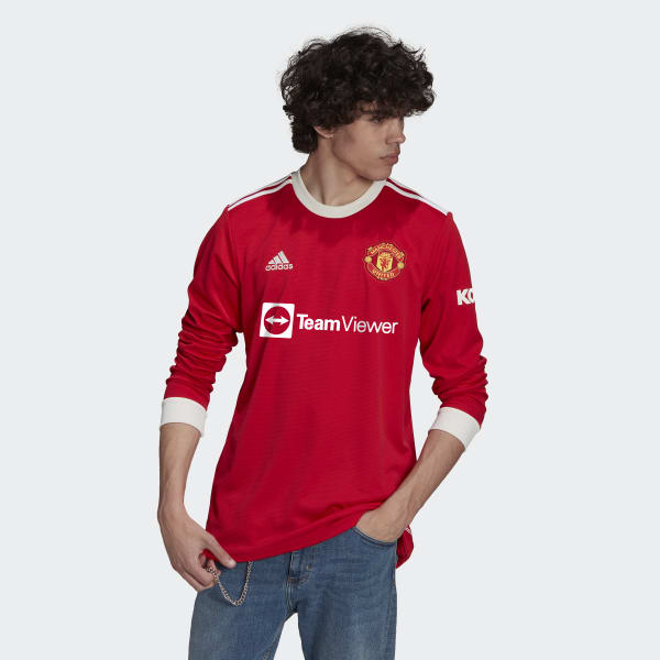 Manchester United 21/22 Long Sleeve Home Jersey
