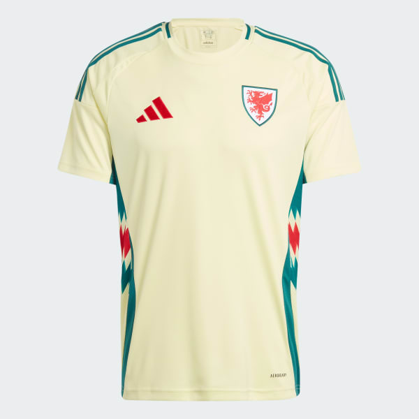 สีเหลือง เสื้อฟุตบอลชุดเยือน Wales 24