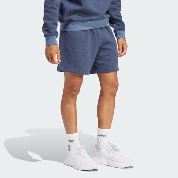 Blue Seasonal Essentials Mélange Shorts