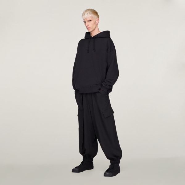 zwart Y-3 Graphic Hoodie
