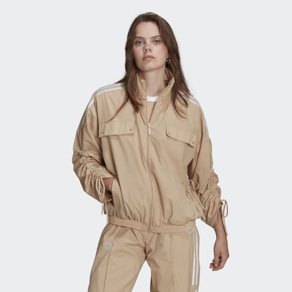 Beige Veste de survêtement Adicolor Classics Parley MBZ44