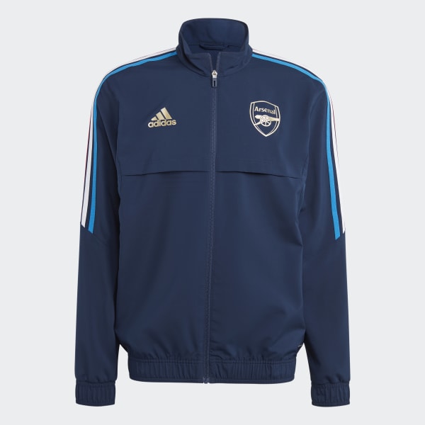 adidas Arsenal Presentation Jacket Blue adidas Thailand