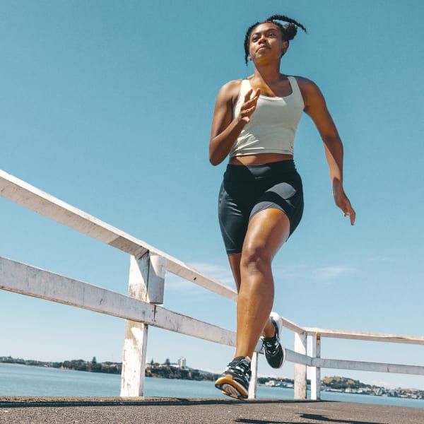 Svart Parley Run for the Oceans Short Tights SV463