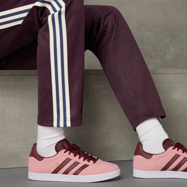 Adidas beckenbauer pants maroon deals