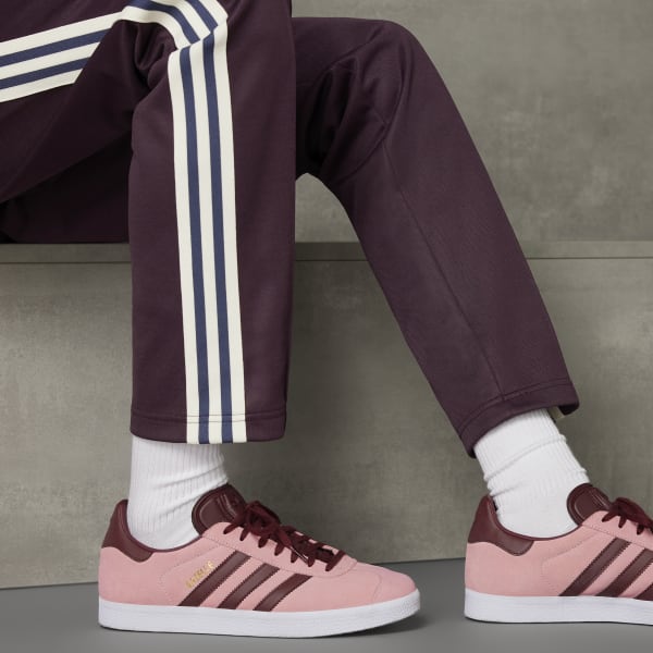 Adidas beckenbauer track pants maroon sales