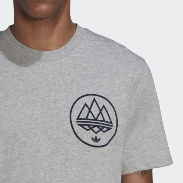 Grau Mod Trefoil T-Shirt BZ493MTT